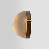 Sona Wall Sconce by Cerno - Walnut, Satin Brushed Brass, side view