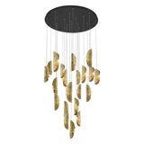 SORRENTO 21 LIGHT CHANDELIER BY LIB&CO, COLOR: COPPER, FINISH: BLACK, , | CASA DI LUCE LIGHTING