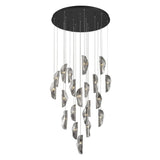 SORRENTO 21 LIGHT CHANDELIER BY LIB&CO, COLOR: SMOKE, FINISH: BLACK, , | CASA DI LUCE LIGHTING