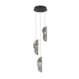 SORRENTO 3 LIGHT CHANDELIER BY LIB&CO, COLOR: SMOKE, FINISH: BLACK, , | CASA DI LUCE LIGHTING