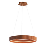 Souffle LED Ring Pendant by ET2 - 25 Inch, Terra Cotta