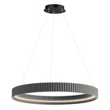 Souffle LED Ring Pendant by ET2 - 33 Inch, Gray