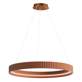 Souffle LED Ring Pendant by ET2 - 33 Inch, Terra Cotta