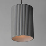 Souffle Pendant Light Gray By ET2 Side View
