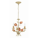 Southport Floral Chandelier 14'' Sage Rose Green