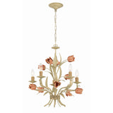 Southport Floral Chandelier 20'' Sage Rose Green