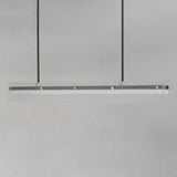 Spectre Linear Pendant Medium By Maxim Lighting Front View