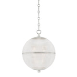 Sphere No. 3 Pendant - 13 Inch - Polished Nickel by Hudson Valley