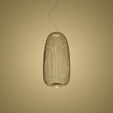 Spokes 1 Pendant Gold by Foscarini - View 2