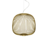 Spokes 2 Pendant Small Gold by Foscarini - View 1