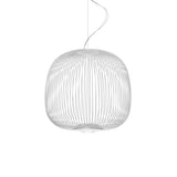 Spokes 2 Pendant Small White by Foscarini - View 1