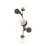 Sprig Wall Sconce in Dark Smoke, Opaline Glass by Hubbardton Forge