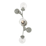 Sprig Wall Sconce in Sterling, Water Glass by Hubbardton Forge