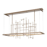 Spring LED Linear Suspension - Bronze
