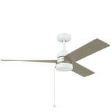 Spyn Lite Ceiling Fan White Silver By Kichler