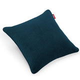 Square Recycled Royal Velvet Accent Pillow Blue By Fatboy