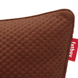 Square Recycled Royal Velvet Accent Pillow Tobacco By Fatboy Detailed View