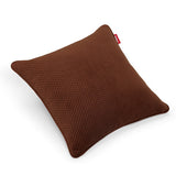 Square Recycled Royal Velvet Accent Pillow Tobacco By Fatboy