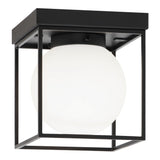 Squircle Ceiling Mount 7 Inch Black