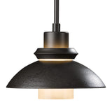 Staccato Mini Pendant Large, shown in Dark Smoke, by Hubbardton Forge