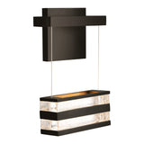 Stacks LED Wall Sconce, shown in Dark Smoke, by Hubbardton Forge
