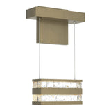 Stacks LED Wall Sconce in Soft Gold by Hubbardton Forge