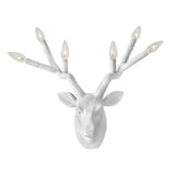 Stag Large Six Light Sconce - Chalk White - by Hinkley