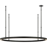 Stagger Chandelier — Large, Nightshade Black