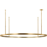 Stagger Chandelier — X-Large, Hand Rubbed Antique Brass