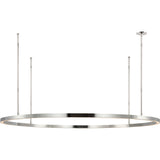 Stagger Chandelier — X-Large, Polished Stainless Steel