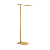 Stagger Floor Lamp Natrual Brass Small By Visual Comfort Modern Side View