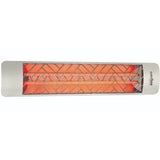 Stainless Steel Chevron Dual Element 39inch 5000 Watt Electric Patio Heater by Eurofase Heating