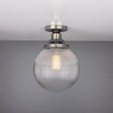 Stanley Globe Ceiling Light - Antique Silver