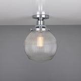 Stanley Globe Ceiling Light - Polished Chrome