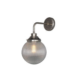 Stanley Holophane Wall Light - Antique Silver
