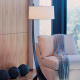 Stasis Floor Lamp lifestyle view by Hubbardton Forge