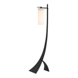 Stasis Glass Floor Lamp in Black by Hubbardton Forge