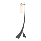 Stasis Glass Floor Lamp in Dark Smoke by Hubbardton Forge