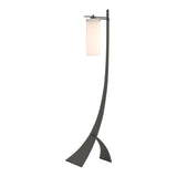 Stasis Glass Floor Lamp in Natural Iron by Hubbardton Forge