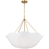 Stassi Chandelier Medium Burnished Brass By Visual Comfort Studio