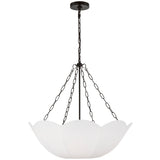 Stassi Chandelier Small Aged Iron By Visual Comfort Studio - Side View