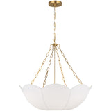 Stassi Chandelier Small Brunished Brass By Visual Comfort Studio - Side View