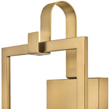 Stassi Wall Sconce Lacquered Brass By Lark Living - Detailed View