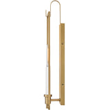 Stassi Wall Sconce Lacquered Brass By Lark Living - Side View
