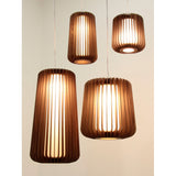 Stecche Di Legno Long Pendant By Accord, Color: Imbuia, Louro Freijo, Teak, American Walnut, Maple, Charcoal, Sand, Organic Black, Organic White, Organic Cappuccino, Organic Gold, Organic Lead Grey, Size: Small, Large, ,| Casa Di Luce Lighting