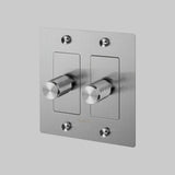 Steel with Logo 2G Dimmer-LED-Cross by Buster and Punch