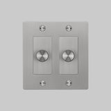 Steel without Logo 2G Dimmer-LED-Cross by Buster and Punch
