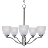 Stefan Chandelier Satin Nickel by Maxim Lighting