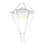 Stellar Dark Sky Friendly Outdoor Post Lantern in Coastal White, Coastal White by Hubbardton Forge