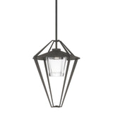 Stellar Large Outdoor Pendant Semi Flush Coastal Natural Iron By Hubbardton Forge
